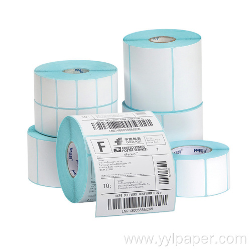 Coated paper thermal labels barcode label paper